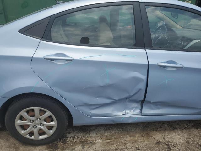 KMHCT4AE6EU656673 - 2014 HYUNDAI ACCENT GLS BLUE photo 10