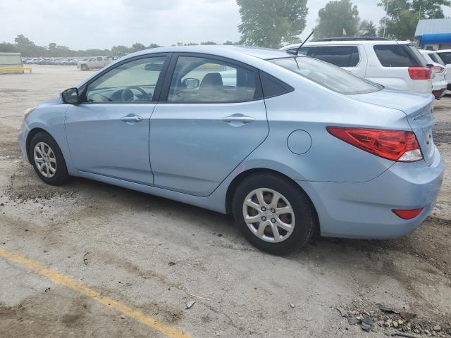 KMHCT4AE6EU656673 - 2014 HYUNDAI ACCENT GLS BLUE photo 2