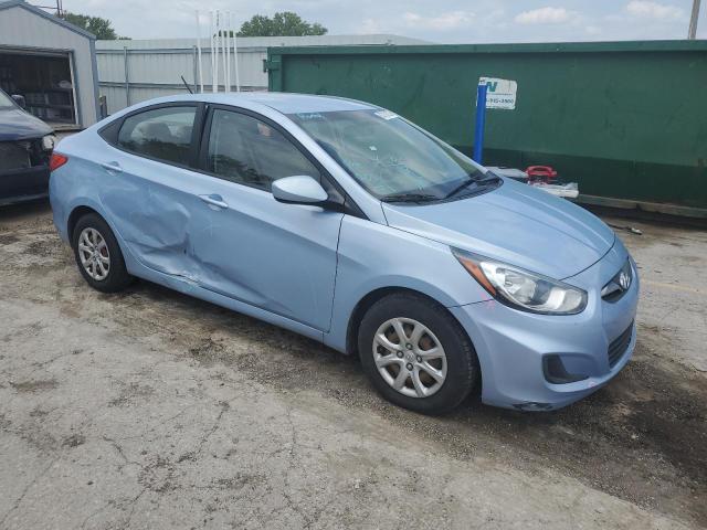 KMHCT4AE6EU656673 - 2014 HYUNDAI ACCENT GLS BLUE photo 4