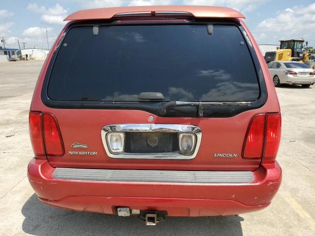 5LMRU27L8WLJ24797 - 1998 LINCOLN NAVIGATOR წითელი ფოტო 6