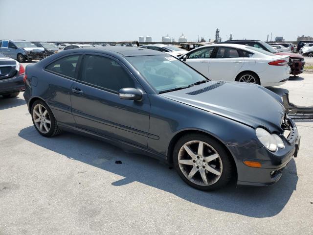 WDBRN40J15A663196 - 2005 MERCEDES-BENZ C 230K SPORT COUPE GRAY photo 4