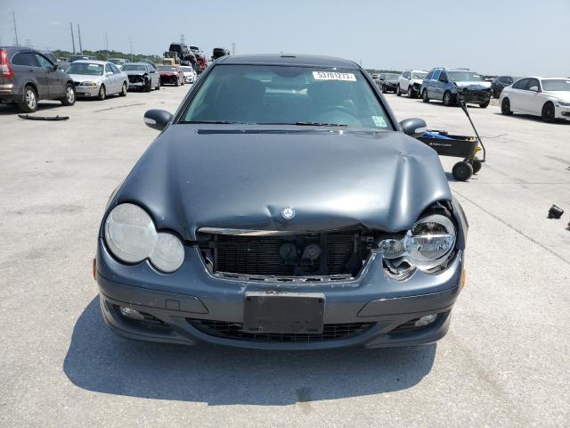 WDBRN40J15A663196 - 2005 MERCEDES-BENZ C 230K SPORT COUPE GRAY photo 5