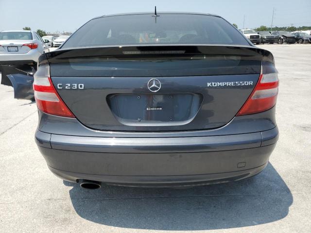 WDBRN40J15A663196 - 2005 MERCEDES-BENZ C 230K SPORT COUPE GRAY photo 6