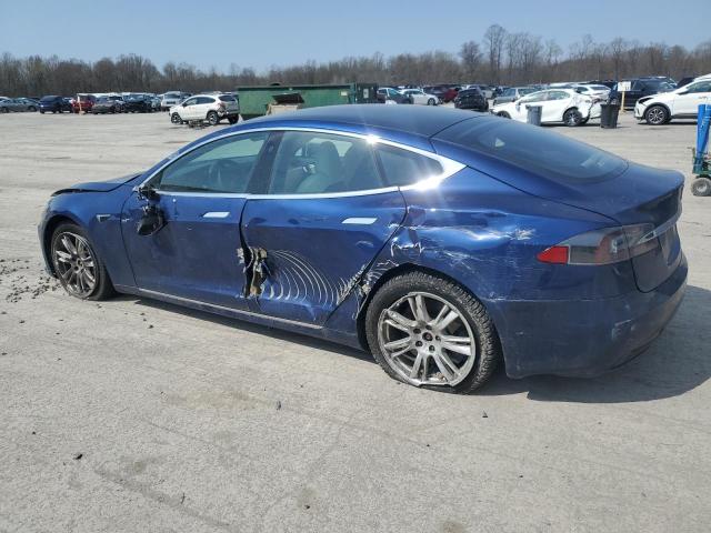 5YJSA1E26MF426210 - 2021 TESLA MODEL S BLUE photo 2