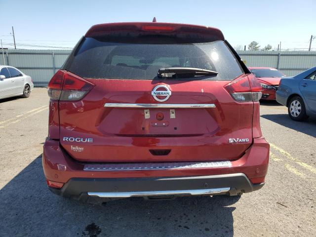 5N1AT2MVXKC773522 - 2019 NISSAN ROGUE S أحمر صورة 6