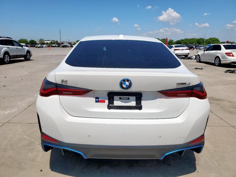 WBY73AW06PFN59951 - 2023 BMW I4 EDRIVE 40 WHITE photo 6