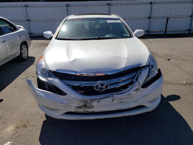 5NPEC4AB6DH544998 - 2013 HYUNDAI SONATA SE WHITE photo 5