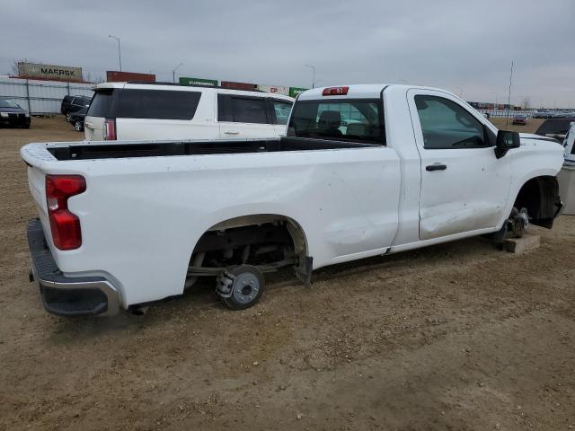 3GCNAAEDXNG667343 - 2022 CHEVROLET SILVERADO C1500 WHITE photo 3