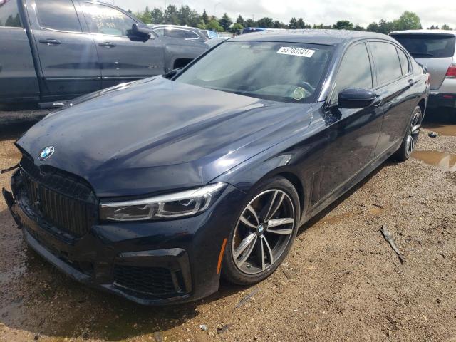 WBA7T4C02NCH21936 - 2022 BMW 740 XI BLUE photo 1