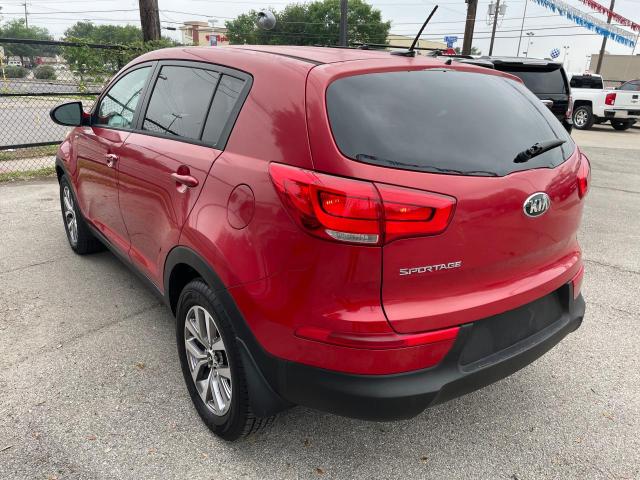 KNDPBCAC2E7630877 - 2014 KIA SPORTAGE LX RED photo 3