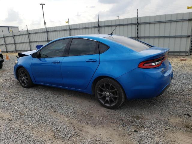 1C3CDFBB0GD556044 - 2016 DODGE DART SXT BLUE photo 2