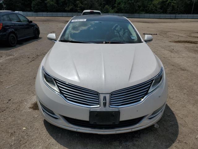 3LN6L2LU0ER823087 - 2014 LINCOLN MKZ HYBRID WHITE photo 5