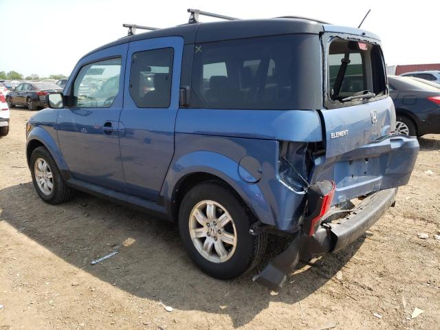 5J6YH28788L020395 - 2008 HONDA ELEMENT EX BLUE photo 2