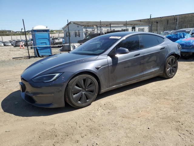 5YJSA1E53PF516834 - 2023 TESLA MODEL S GRAY photo 1