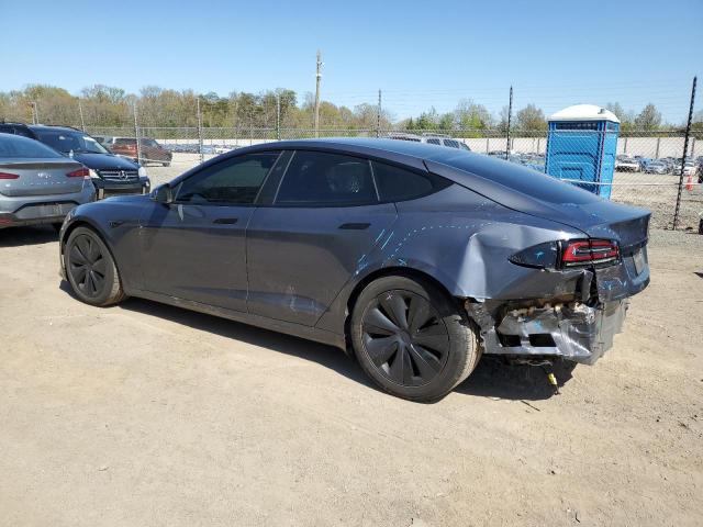 5YJSA1E53PF516834 - 2023 TESLA MODEL S GRAY photo 2