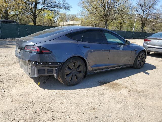 5YJSA1E53PF516834 - 2023 TESLA MODEL S GRAY photo 3