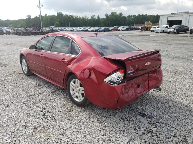 2G1WB5E32D1184218 - 2013 CHEVROLET IMPALA LT BURGUNDY photo 2