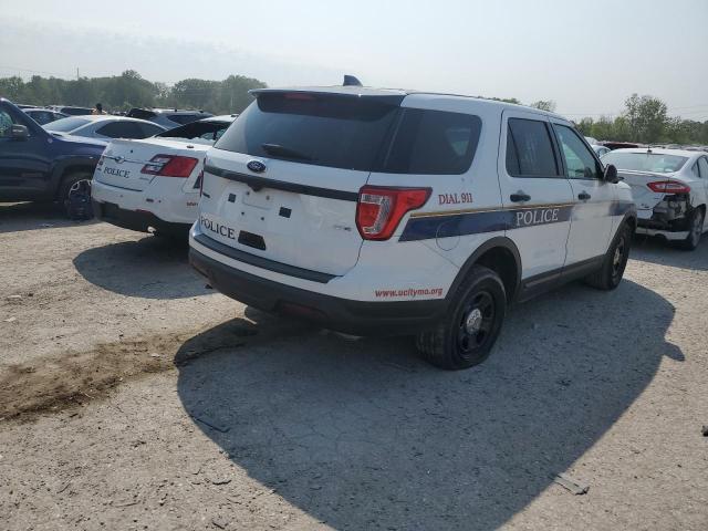 1FM5K8AR1KGB54640 - 2019 FORD EXPLORER POLICE INTERCEPTOR WHITE photo 3