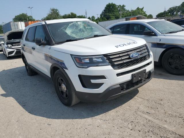 1FM5K8AR1KGB54640 - 2019 FORD EXPLORER POLICE INTERCEPTOR WHITE photo 4