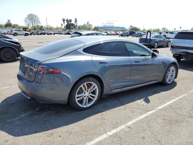 5YJSA1H17EFP36595 - 2014 TESLA MODEL S GRAY photo 3