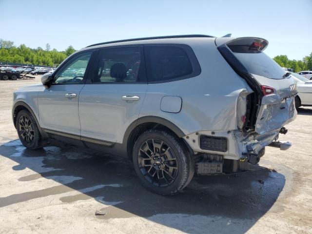 5XYP5DHCXNG270621 - 2022 KIA TELLURIDE SX GRAY photo 2