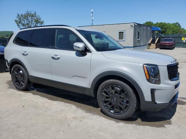 5XYP5DHCXNG270621 - 2022 KIA TELLURIDE SX GRAY photo 4