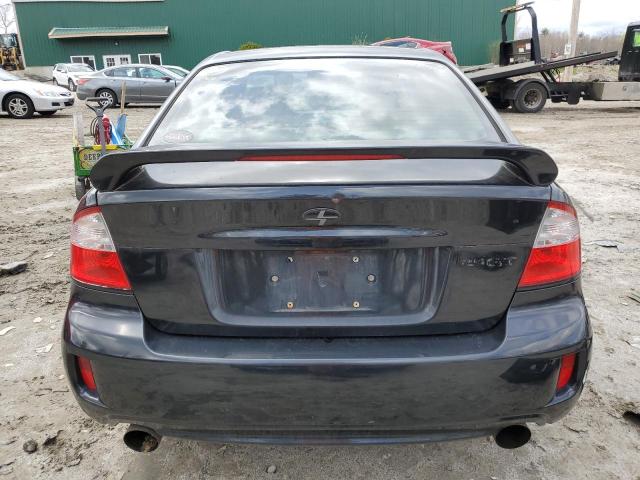 4S3BL676894213717 - 2009 SUBARU LEGACY 2.5 GT BLACK photo 6