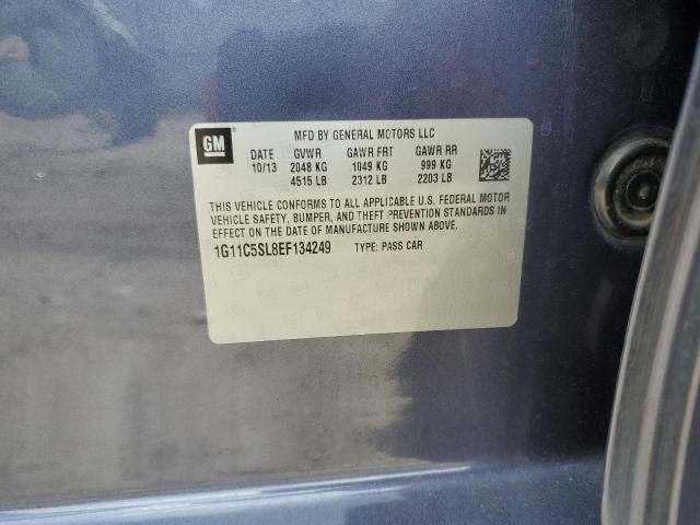 1G11C5SL8EF134249 - 2014 CHEVROLET MALIBU 1LT BLUE photo 12