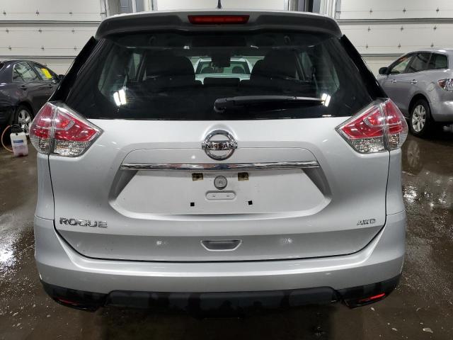 5N1AT2MV6GC812713 - 2016 NISSAN ROGUE S SILVER photo 6