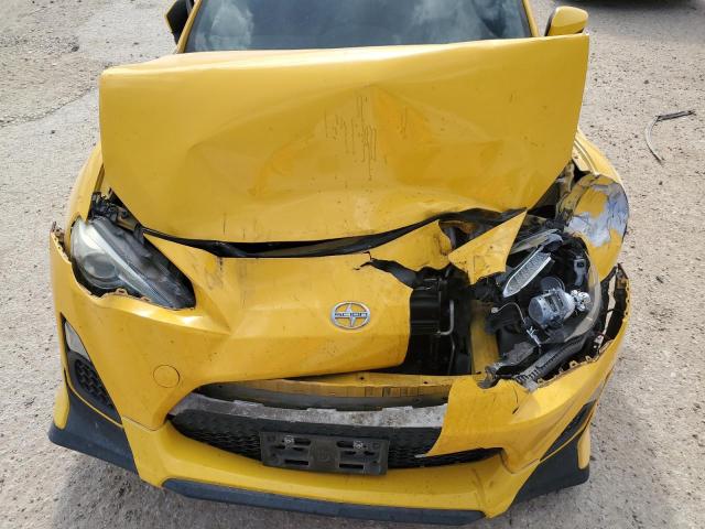 JF1ZNAA11F8706979 - 2015 TOYOTA SCION FR-S YELLOW photo 11