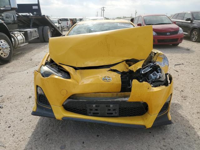 JF1ZNAA11F8706979 - 2015 TOYOTA SCION FR-S YELLOW photo 5