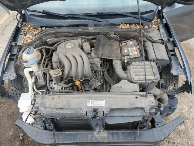 3VW2K7AJ4BM093041 - 2011 VOLKSWAGEN JETTA BASE رمادي صورة 11