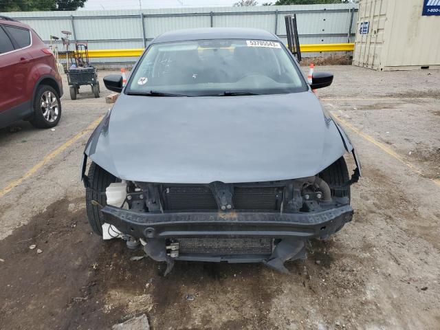 3VW2K7AJ4BM093041 - 2011 VOLKSWAGEN JETTA BASE رمادي صورة 5