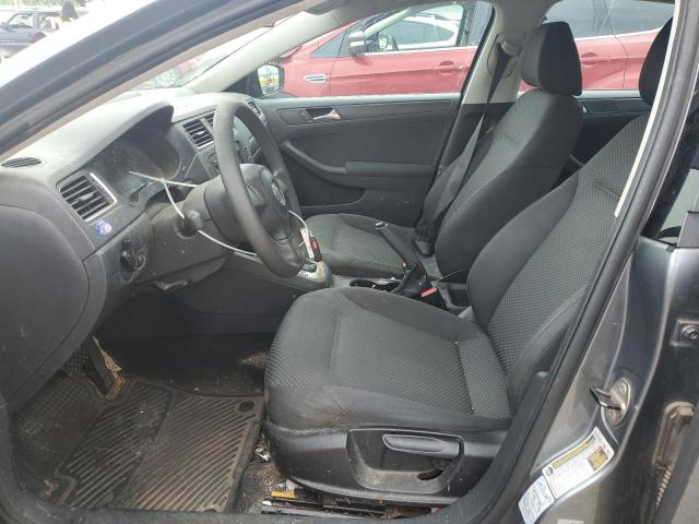 3VW2K7AJ4BM093041 - 2011 VOLKSWAGEN JETTA BASE رمادي صورة 7