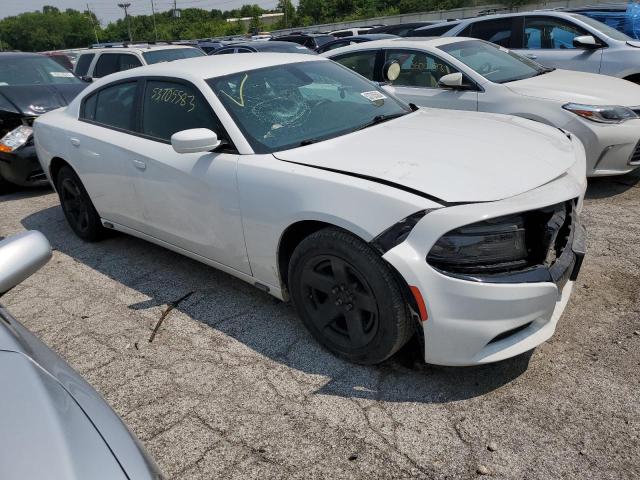 2C3CDXAT2FH772348 - 2015 DODGE CHARGER POLICE WHITE photo 4