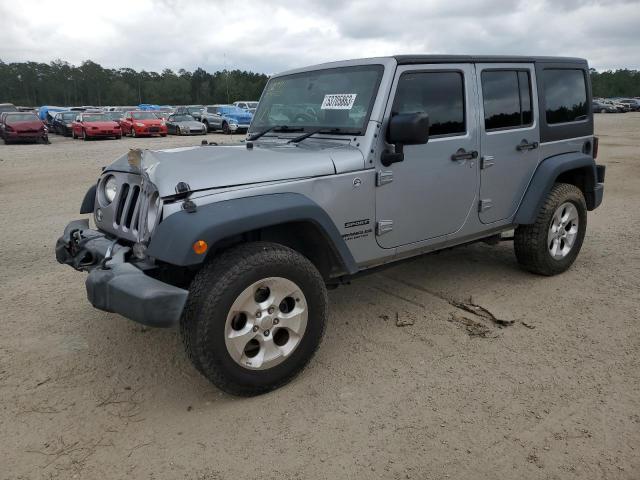 1C4BJWKG1FL690867 - 2015 JEEP WRANGLER SPORT SILVER photo 1