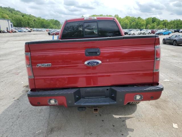 1FTFW1ET7EFA68298 - 2014 FORD F150 SUPERCREW RED photo 6