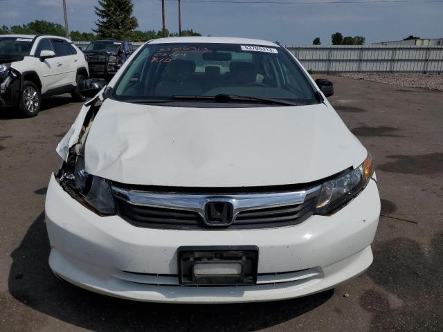 2HGFB2F69CH527287 - 2012 HONDA CIVIC HF WHITE photo 5