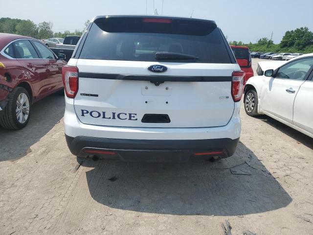 1FM5K8AR2GGB88898 - 2016 FORD EXPLORER POLICE INTERCEPTOR WHITE photo 6