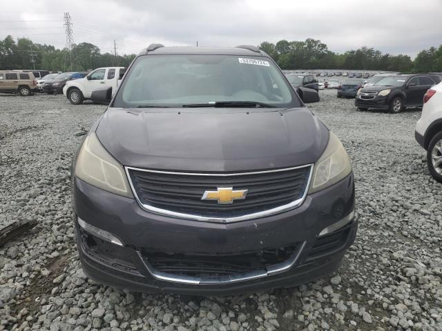 1GNKRFED6FJ171276 - 2015 CHEVROLET TRAVERSE LS GRAY photo 5