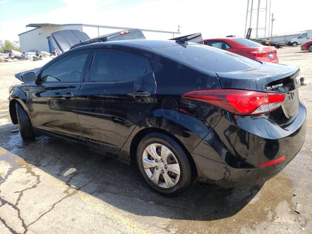 KMHDH4AE5GU583661 - 2016 HYUNDAI ELANTRA SE BLACK photo 2