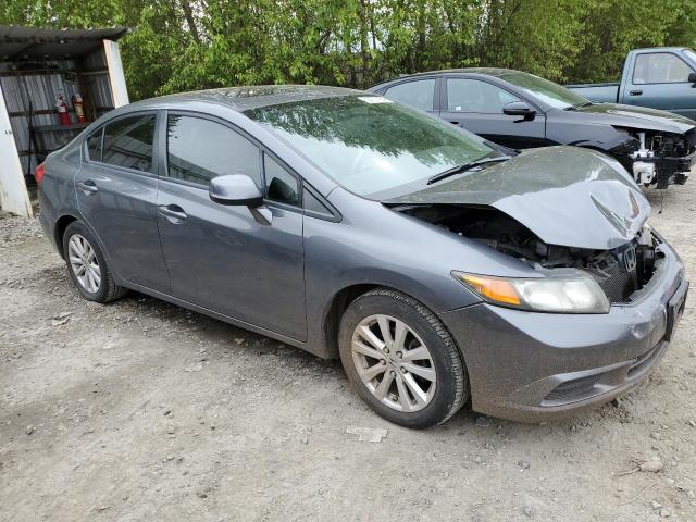 19XFB2F98CE028310 - 2012 HONDA CIVIC EXL GRAY photo 4