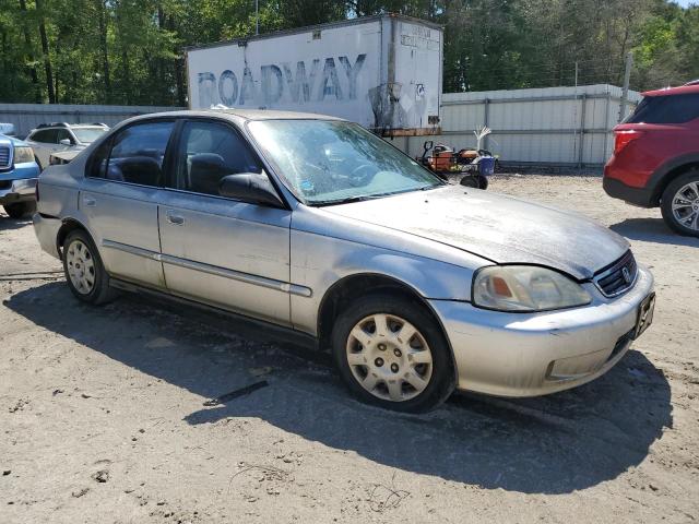 2HGEJ6612YH596310 - 2000 HONDA CIVIC BASE SILVER photo 4