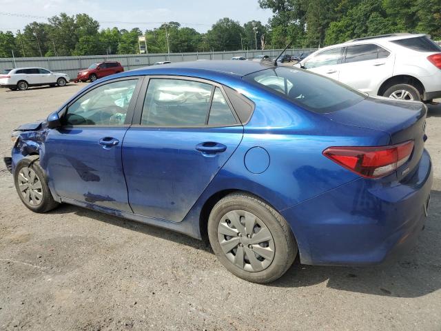 3KPA24AB2KE206212 - 2019 KIA RIO S BLUE photo 2