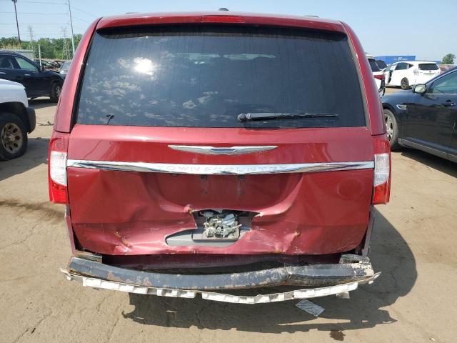 2A4RR8DG5BR613320 - 2011 CHRYSLER TOWN & COU TOURING L RED photo 6