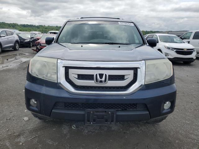 5FNYF4H84AB025361 - 2010 HONDA PILOT TOURING BLUE photo 5