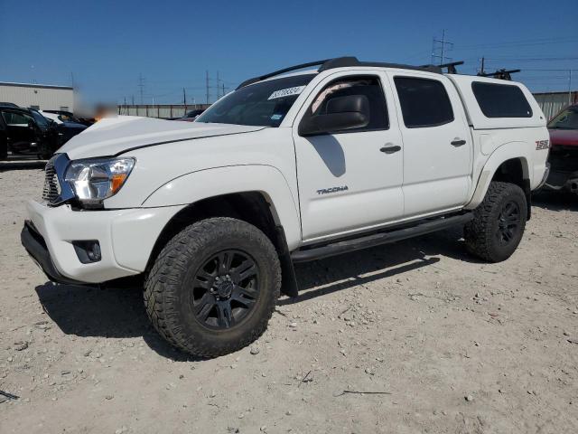 5TFLU4EN3FX123515 - 2015 TOYOTA TACOMA DOUBLE CAB WHITE photo 1