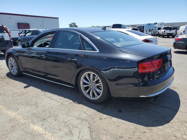 WAUAGAFD9EN002787 - 2014 AUDI A8 QUATTRO BLACK photo 2