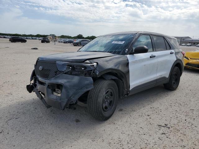 1FM5K8AB2NGA57924 - 2022 FORD EXPLORER POLICE INTERCEPTOR 黑色 照片 1