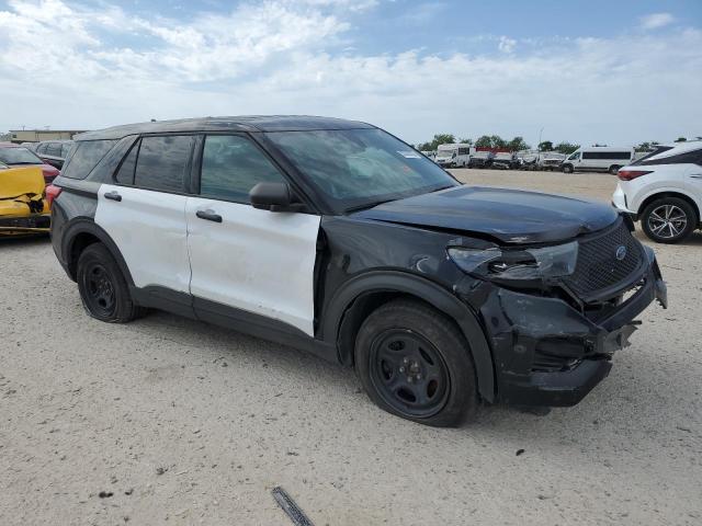 1FM5K8AB2NGA57924 - 2022 FORD EXPLORER POLICE INTERCEPTOR 黑色 照片 4
